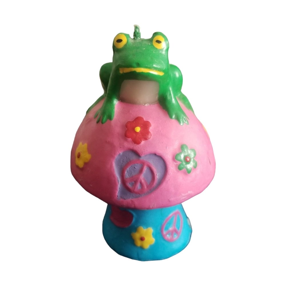 Vintage Mushroom Candle